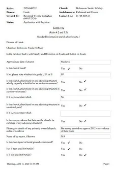 Faculty Form 1A